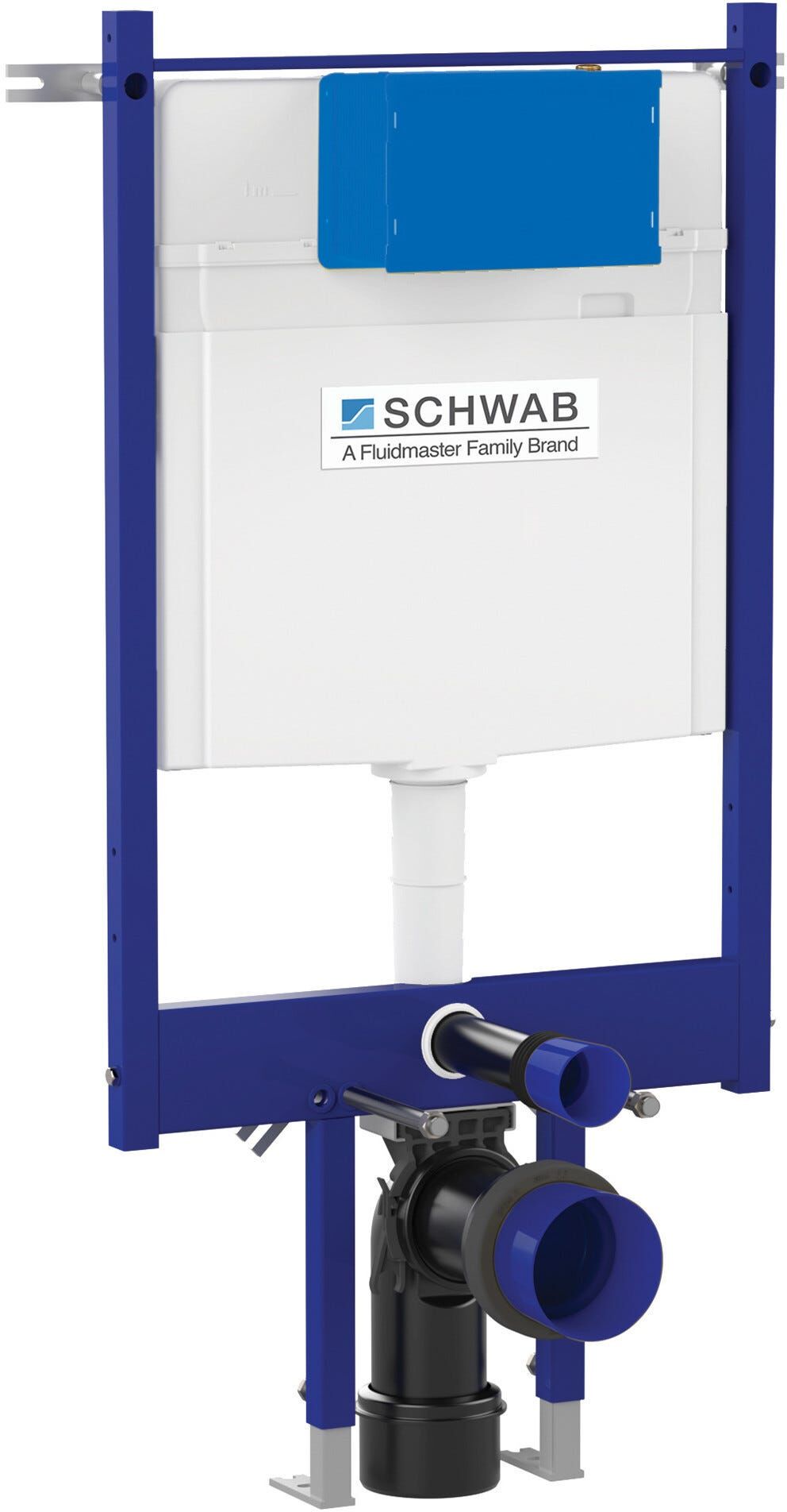 Fluidmasterfamilybrands CASSETTA WC INCASSO SCHWAB DUPLO299 WC SOSPESI TELAIO AUTOPORTANTE PER PARETI IN CARTONGESSO
