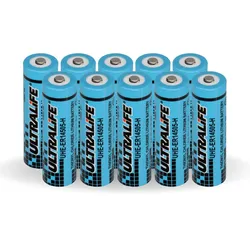 10x Ultralife Lithium 3,6V Batterie LS14500 - AA - UHE-ER14505 LS14500 Li-SOCl2