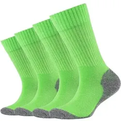 CAMANO Kinder Socken Online Children pro tex function Socks 4p, Größe 39-42 in Grün Grün