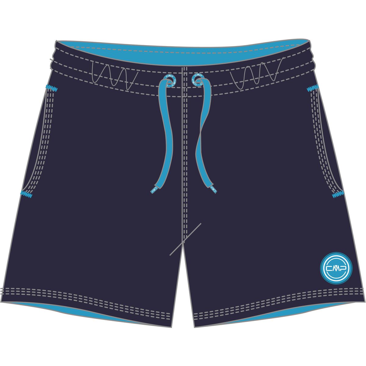 CMP KID Shorts navy (M982) 110 3R50024-M982-110