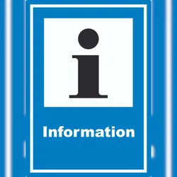 HB-Druck Information Aufkleber A5 (148x210mm)