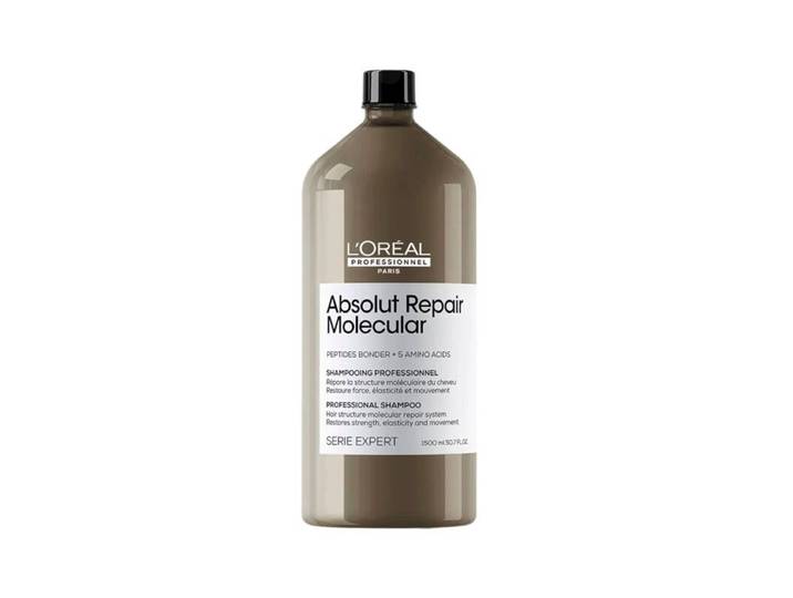 L'Oréal Professionnel Série Expert Absolut Repair Shampooing Moléculaire Sans Sulfate Pour Cheveux Abîmés 1500 ml