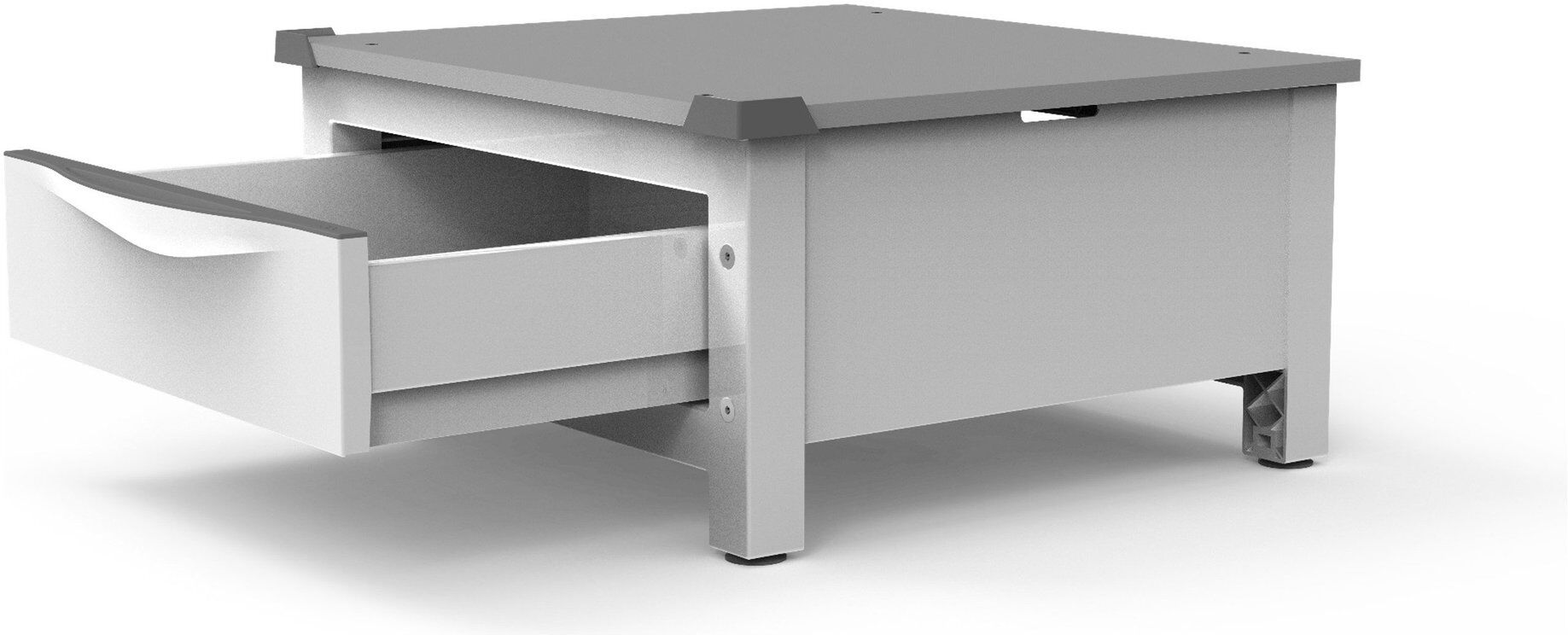 Kit colonna asciugabiancheria Meliconi 656144 BASE SPACE Extra White e