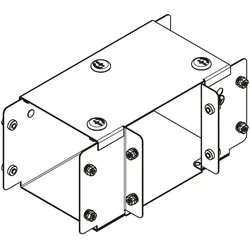 Legrand MGR124AST Salamandre IP30 trunking 300x100mm top lid square tee