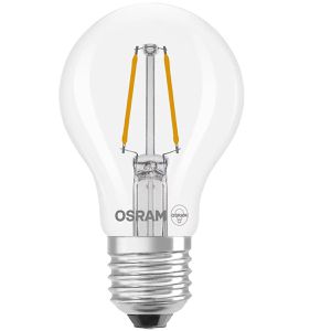OSRAM LED-Lampe Classic A Filament, E27, 1W ersetzt 15W, warmweiß