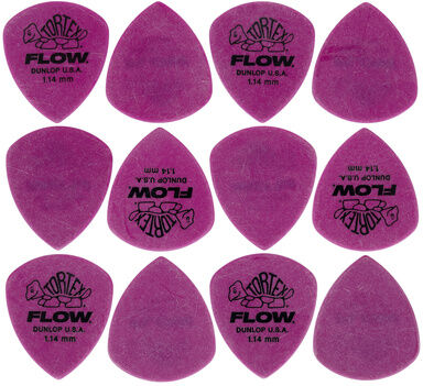 Dunlop Flow Standard Pick Set 1,14mm Violett