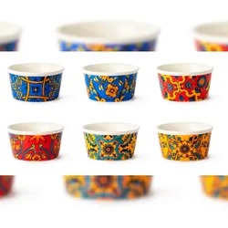 Excelsa Set Von 6 Schalen Trinacria Porzellan Bunt