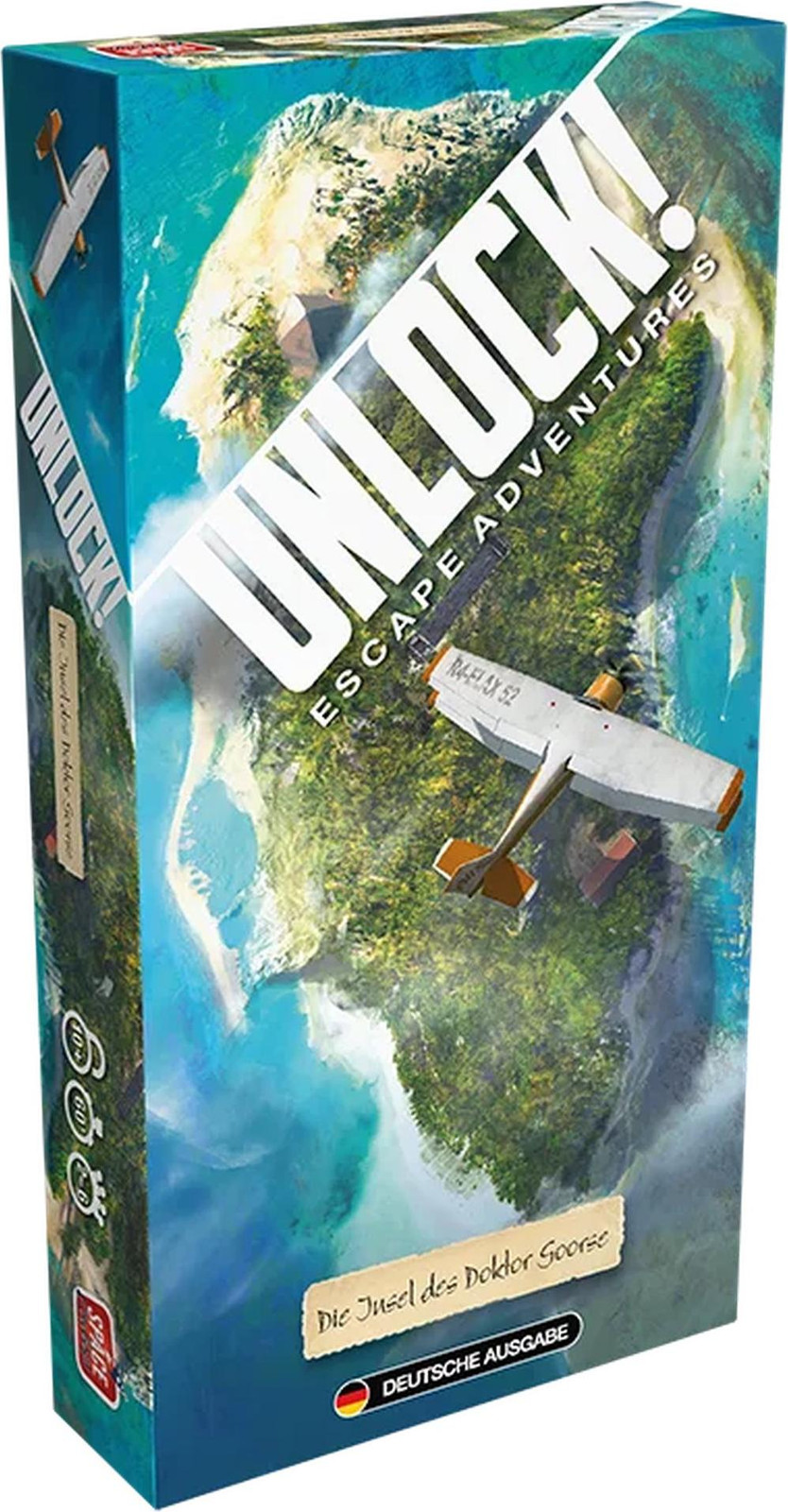 Unlock! - Het eiland van dokter Goorse gezelschapsspel van Asmodee