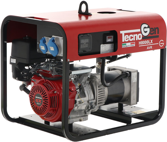 TecnoGen H8000LX - Benzin-Stromerzeuger 5.8 kW - Dauerleistung 5.2 kW - 230V