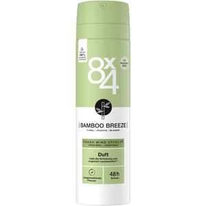 8x4 Deodorant Bamboo Breeze, Spray, für Damen, 48h Schutz, ohne Aluminium, 150 ml