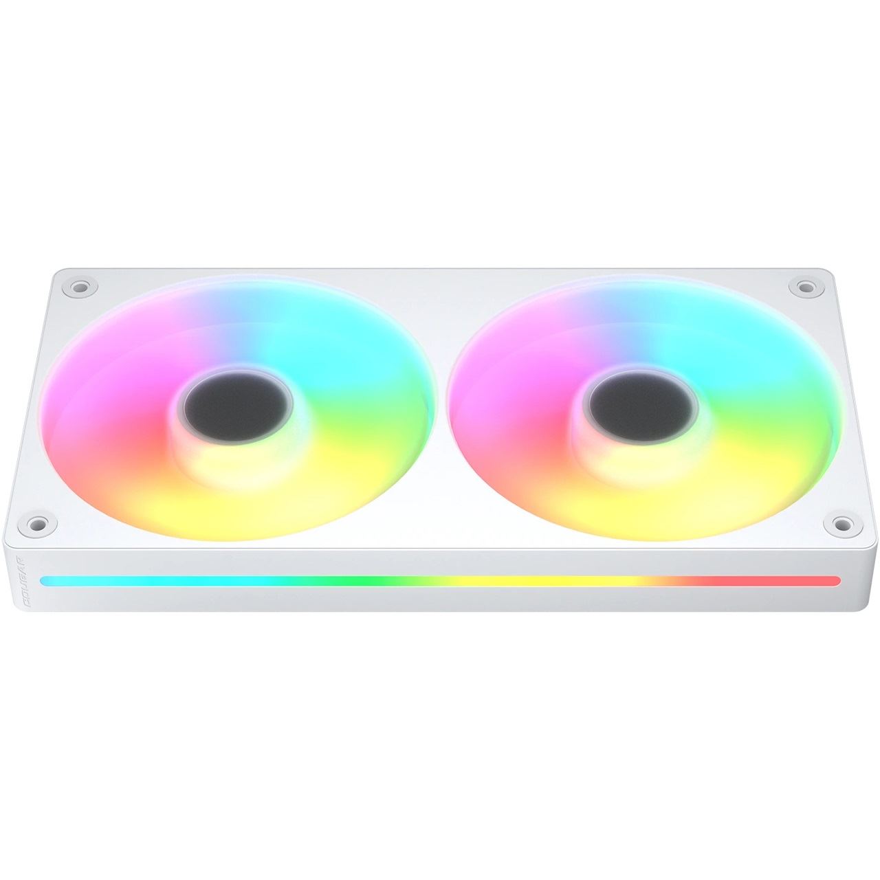 243,6x125x25mm Cougar Cougar Unity 240 ARGB Reversed weiß 2x 120mm