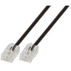 EFB K2408.2 Modularkabel RJ45 (8/4) - RJ45 (8/4), schwarz, 2 m K24082