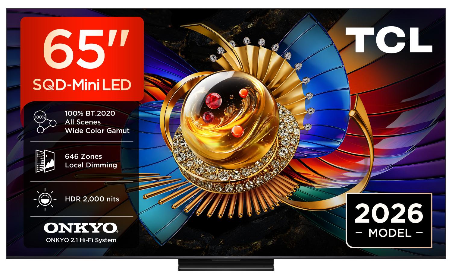 TCL Q7 65Q7D Pro, 165,1 cm (65"), 3840 x 2160 Pixel, 4K Ultra HD, SQD-Mini LED, Smart-TV, WLAN