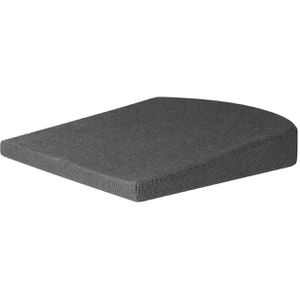 Walser Keilkissen Joel, 27023, schwarz, Sitzkissen, mit Schaumstoff