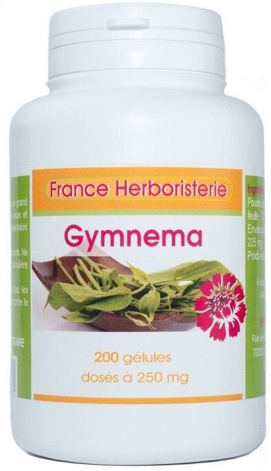 France Herboristerie GELULES GYMNEMA 250 mg 200 gélules