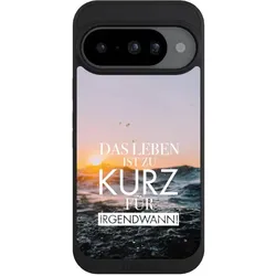 Nivocase Handyhülle für Google Pixel 10 Hülle NIVOpure Case Schwarz Meer Statement Spruch (Google Pixel 10), Smartphone Hülle, Schwarz