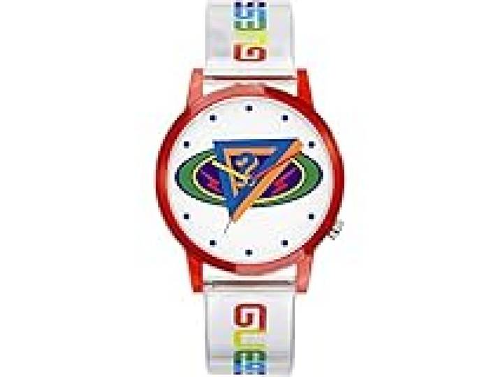 Guess Watches Gents j Balvin Montre Homme Analogique Quartz avec Bracelet Plastique V1050M1