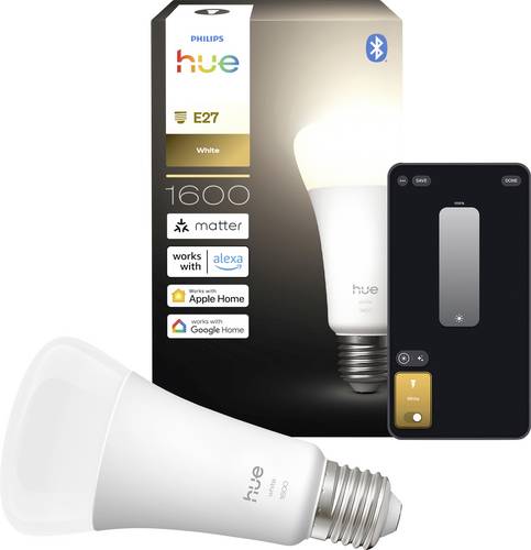 Philips Hue LED-Leuchtmittel 929003856201 EEK: E (A - G) Hue White E27 Warmweiß