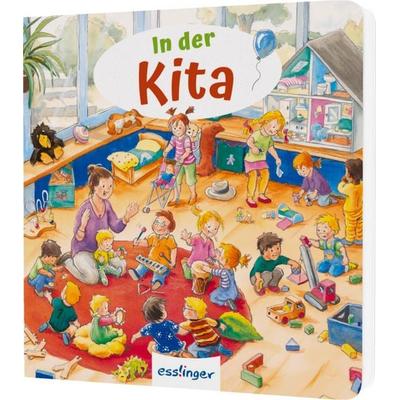 Mein allererstes Wimmelbuch: Ein Tag in der Kita - Mini, Gebundene Ausgabe von Sibylle Schumann, Esslinger in der Thienemann-Esslinger Verlag GmbH,