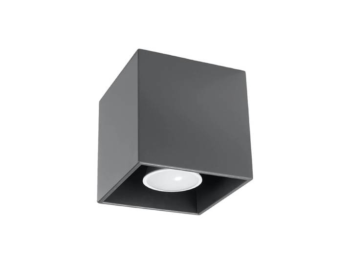 Design Deckenlampe „Quad“ - 1-flammig Anthrazit Sollux Lighting