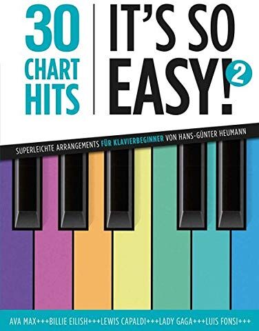 Hans-Günter Heumann - 30 Chart-Hits - It's so easy! 2: Superleichte Arrangements für Klavierbeginner von Hans-Günter Heumann - Preis vom 09.10.2026 07:28:09 h