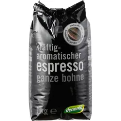 dennree Espresso ganze Bohne bio 1kg