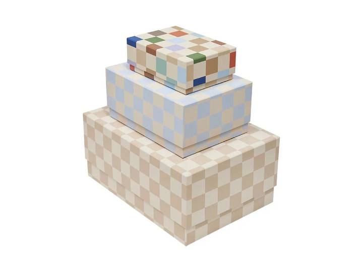OYOY Boîtes de rangement Mana, 3 pièces Multi