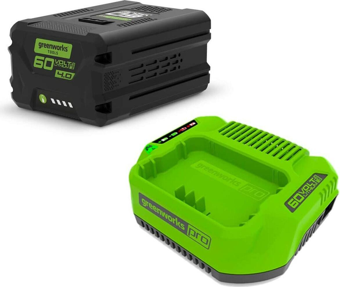 Greenworks GSK60B4 60V 4Ah accu met 2A oplader