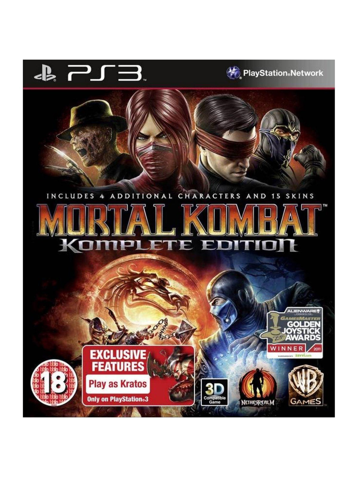 Mortal Kombat Komplete Edition - Sony PlayStation 3 - Fighting - PEGI 18