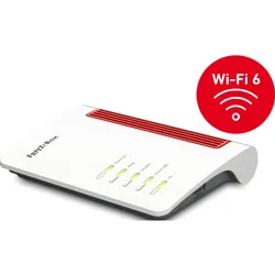 FRITZ! Box 7510, Router, Weiss, Rot