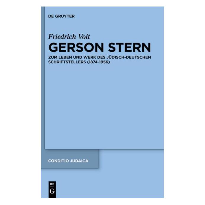 De Gruyter Voit:Gerson Stern (Deutsch, Hardcover, Friedrich Voit) (67709803)