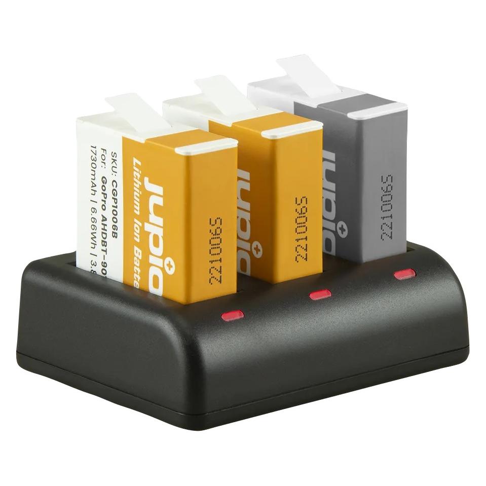 Jupio Value Pack: 2X Enduro Battery GoPro Hero 9 | Hero 10 | Hero (CGP1006)