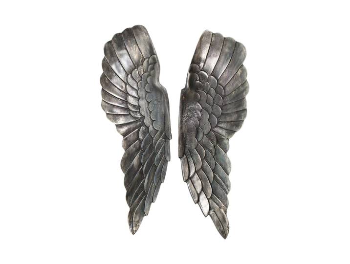 Imposantes Wandobjekt „Fallen Angel“ Antik Bronze Invicta Interiors