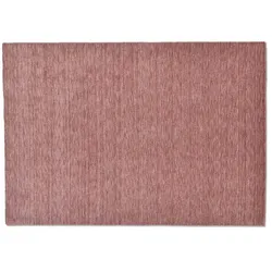 SANSIBAR Sylt Wollteppich  List , rosa/pink , Wolle , Maße (cm): B: 60 H: 1,3