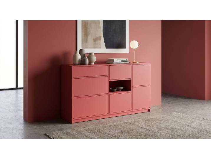 Farbige Kommode nach Maß MDF Lackiert Rosé