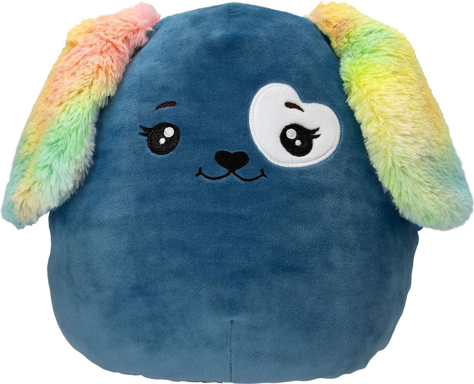 Depesche Ylvi knuffelhond donkerblauw met lichteffect 20 cm