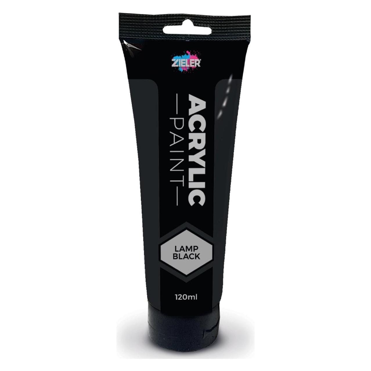 Zieler - Premium Acrylic - Lamp Black - 120ml (609299399) (120 ml) (609299399)