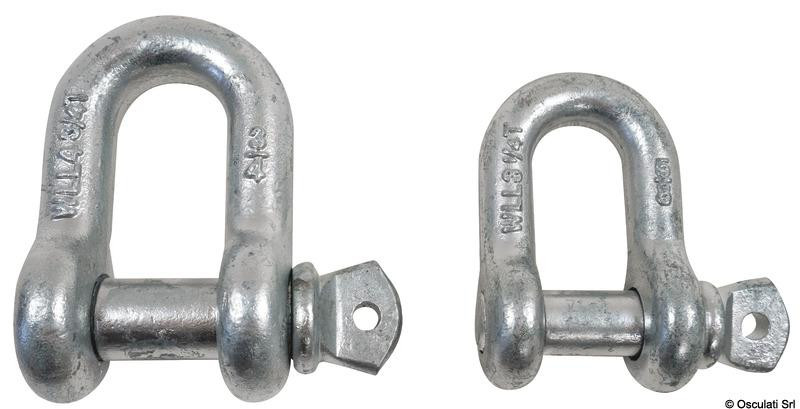 Osculati Grillo hoogsterkte bout, verzinkt, 22 mm, 08.322.22