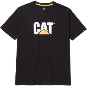 CAT Arbeitsshirt TM Logo Tee, T-Shirt, Rundhalsausschnitt, schwarz, Größe XL