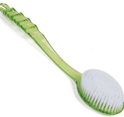 Uplifted Goods Extended Reach Dual Texture Back And Body Scrubber green
