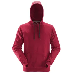 Snickers Klassischer Hoodie 9 chilirot