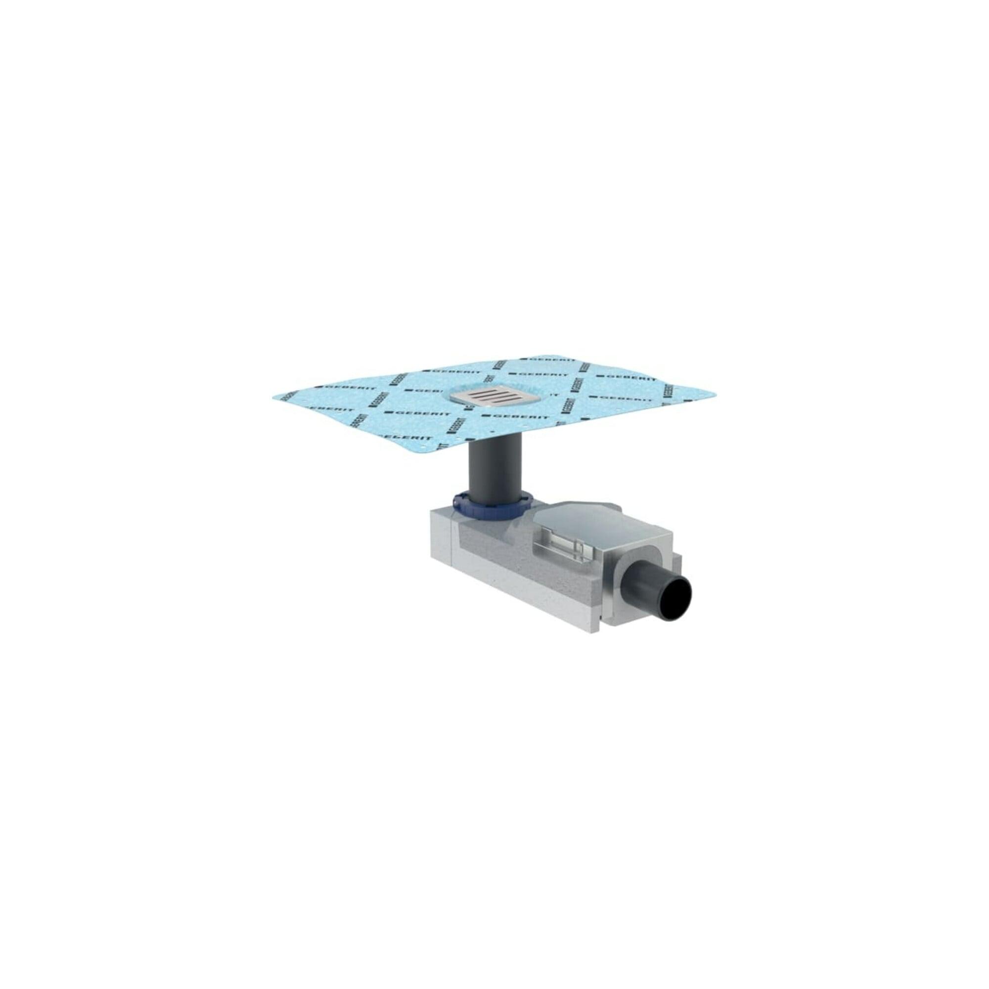 Geberit Bodenablauf Setaplano d 50mm, f Höhe am Einlauf 90/220mm (154050001)