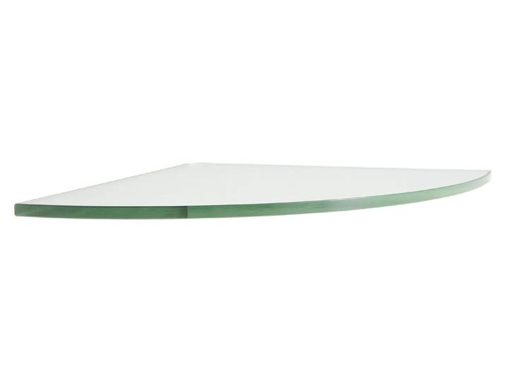 Regalboden Glassline Corner Klarglas 0.8 × 25 × 25 cm