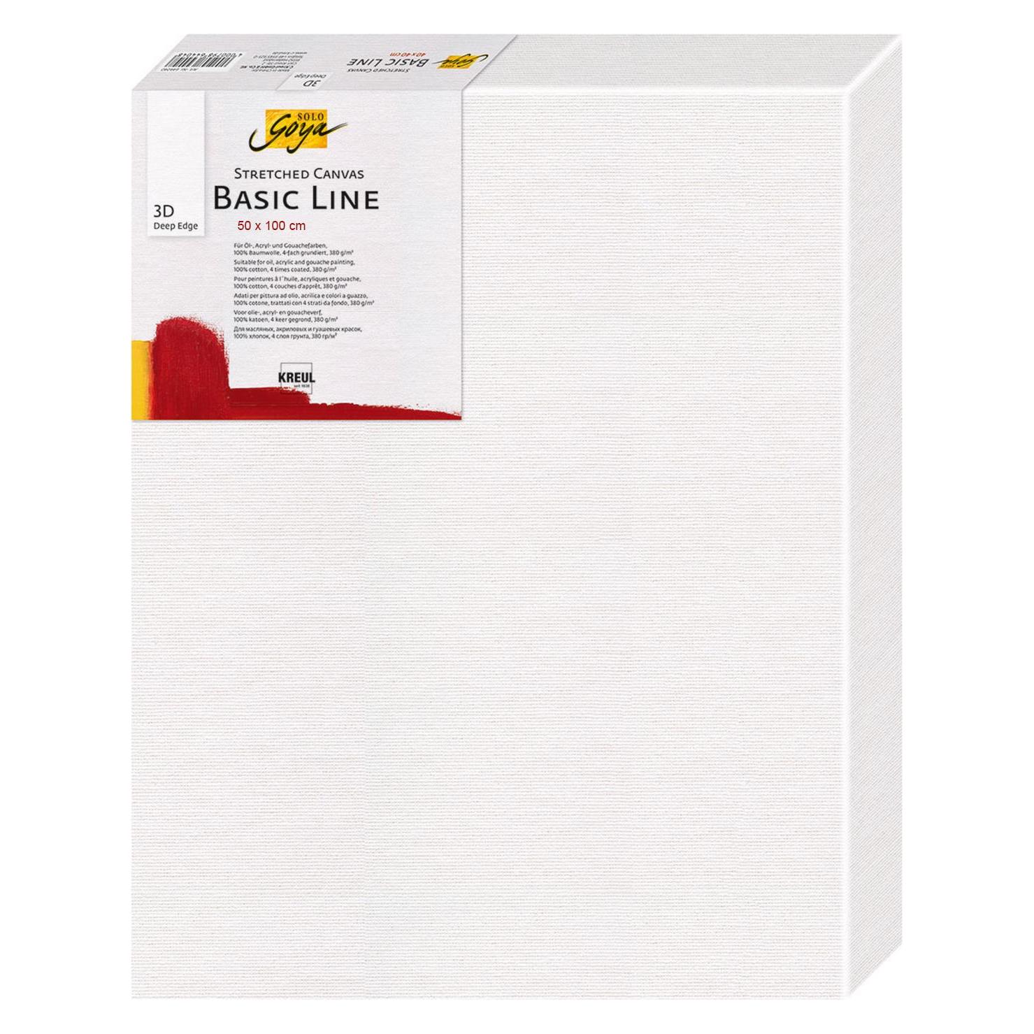 Kreul Restposten: 3D Keilrahmen SOLO Goya BASIC LINE, 500 x (50 x 100 cm) (23422)