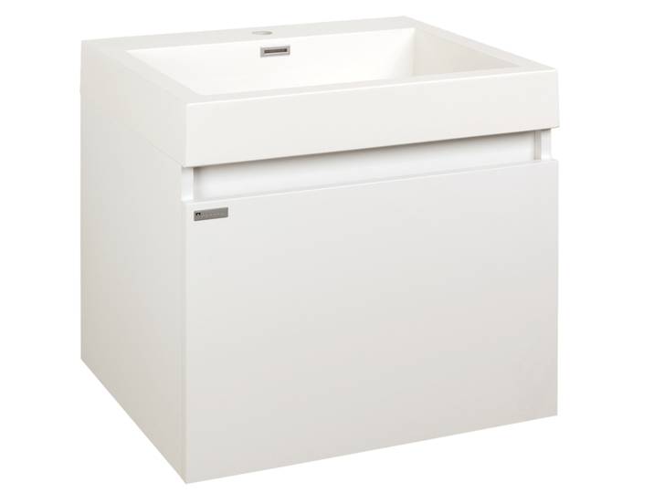 Verona Meuble de salle de bain avec vasque 60x48 cm blanc (VERONA60WH)