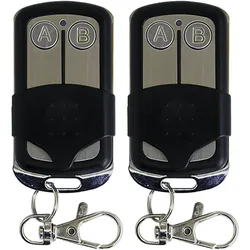 2er-Set Programmierbarer 2-Kanal Funk-Handsender (433,92MHz): Universal-Fernbedienung für Garagentore & mehr. Einfache Programmierung