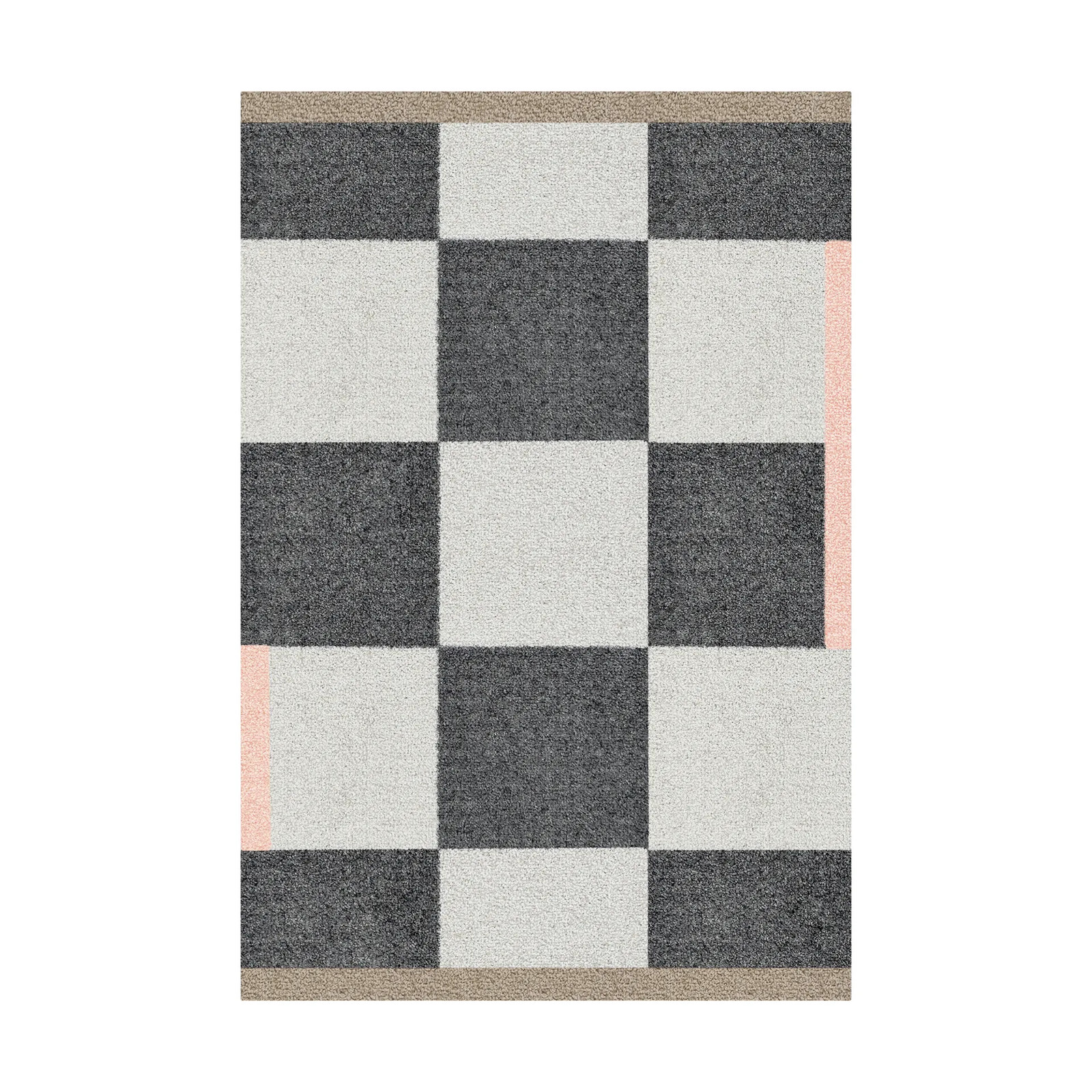 Mette Ditmer Square all-round deurmat - Donkergrijs - 55 x 80 cm