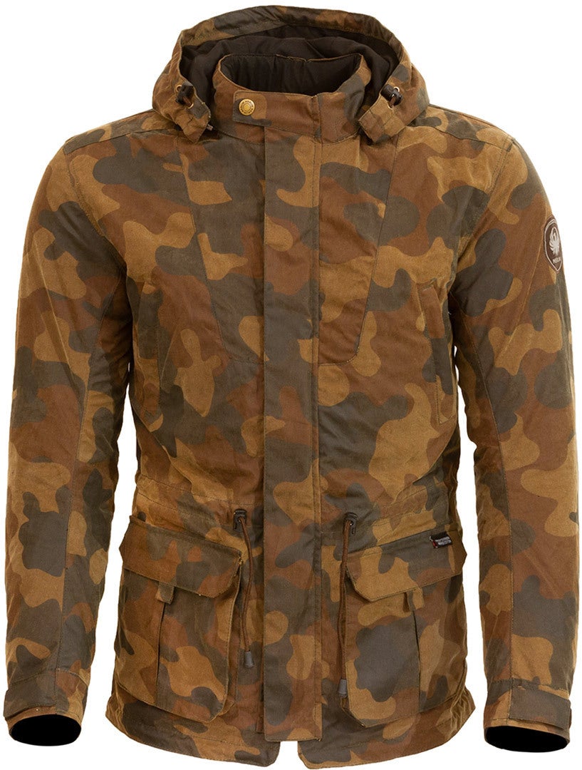 Merlin Belmot Camo Motorrad Wachsjacke MWP102-TAN-SML