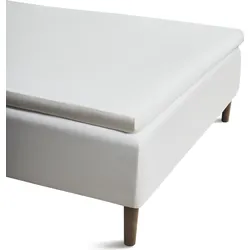 Percale Bettlaken 120 x 200 cm weiß