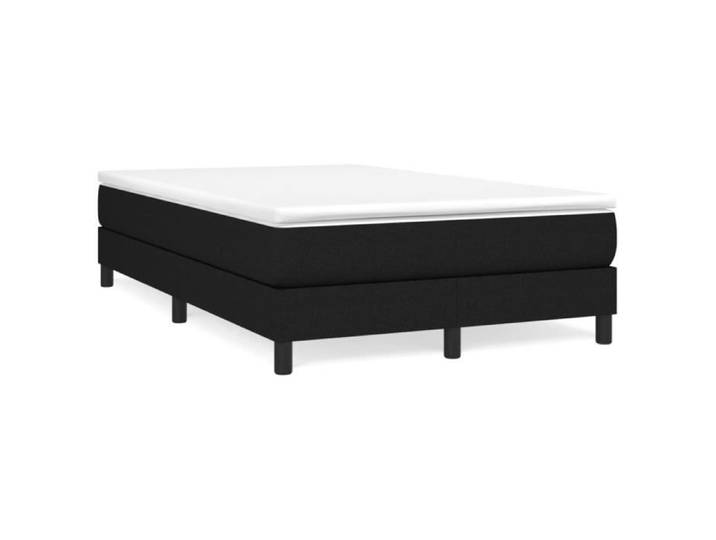 Sommier à ressorts de lit - ZERODIS - Noir 120x200 cm - Tissu - Tapissier
